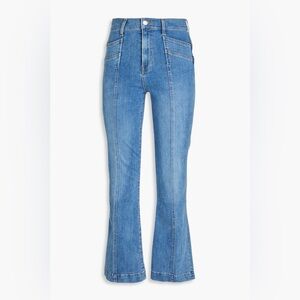 Veronica Beard Medium Blue Flared Jeans